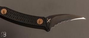   Couteau " Elvia " par Turner CNC - G10 et CPM-3V