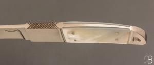 Couteau " Intégral custom " par Dietmar F. Kressler - Nacre
