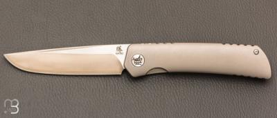  Couteau de poche Katsu - ZK01 - Titane sablé et ZDP-189