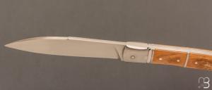   Couteau " Laguiole " par Grégory Picard - Ivoire de mammouth