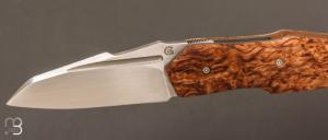 Couteau " Noblat V3 " custom de Gaël Chevalier - Bouleau de Carélie