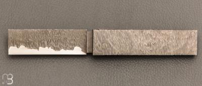 Couteau " O²  Texturé ressort invisible " par Nicolas Couderc - RWL-34