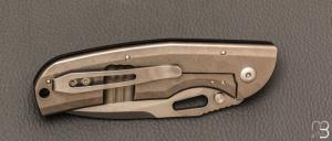  Couteau  "  Officer G10 Black  " custom par Sacha Thiel