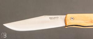   Couteau Pallarès Solsona pompe arrière buis et lame carbone