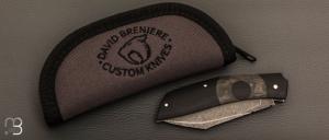   Couteau " Scalp " custom par David Brenière - G10/Fibre de carbone et Elmax