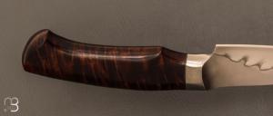 Couteau " Semi intégral  " fixe par David Lespect - Gidgee C105