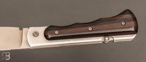   Couteau " Skipper" pliant de Éric Parmentier - Ebène de Macassar