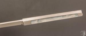 Couteau " Slipjoint " custom de Lionel Lalague - Nacre et lame en RWL34