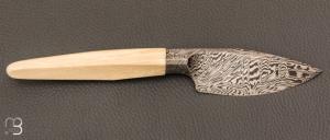  " Gentleman utility Knife " custom par Oliver Goldschmidt - Mammouth et damas