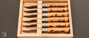  Coffret de 6 couteaux Opinel N8 collection Animalia