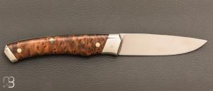  Couteau " 1820 " par Mathieu Herrero - Thuya et lame en 14C28N