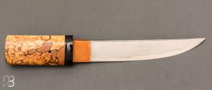  Couteau "Aïkuchi " fixe par Citadel Dep Dep - Hêtre debout stabilisé