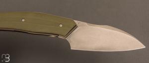   Couteau " Liner Lock XL " custom par David Lespect - G10 et RWL34