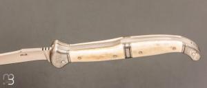 Couteau " Châtellerault 12cm "  de Robert Beillonnet - Bois de renne et RWL34 