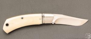  Couteau  " Eclipse #0 " par Aleksandr Vetrov - Micarta / M390