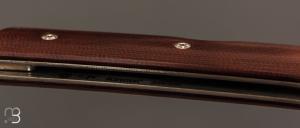   Couteau Editions G " Le Gentleman "  Micarta par Eric Parmentier
