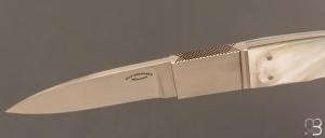 Couteau " Intégral custom " par Dietmar F. Kressler - Nacre