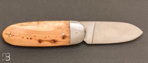 Couteau " Le Manu " par La Bonne Trempe - Genévrier et 14c28