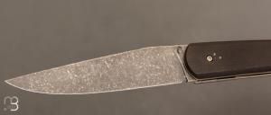 Couteau " Le Passager " de Pierre Thomas - Atelier Odae - Bronze noirci