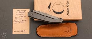 Couteau " Le Passager " de Pierre Thomas - Atelier Odae - Bronze noirci