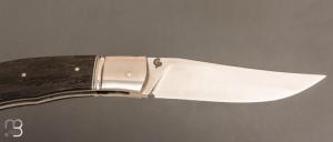    Couteau " Lock-Back " custom par Grégory Picard - Morta et S45VN