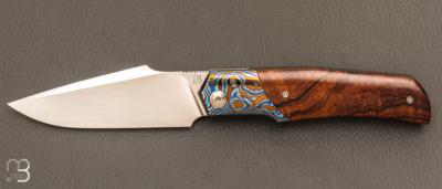   Couteau " Lultrafort " custom par Rémi Lavialle - RWL34 et bois de fer d'Arizona