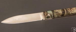 Couteau " L'Olonnois " de L'atelier du capitaine - Bouleau Madré