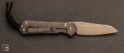 Couteau Sebenza 31 Small Sprint Run Insingo S35VN Glass Blast Titanium de Chris Reeve - S31-1685