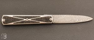    Couteau " Sfilato Sobrio " liner lock par Carlo Cavedon - CavedonArt