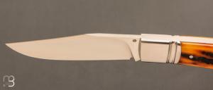    Couteau " Slack " custom par Raphaël Durand - Jigged bone et RWL34