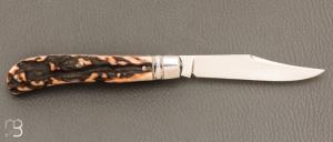   Couteau " Slimline Trapper " Stag de Craig Brewer