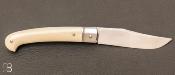 Couteau " Slipjoint " custom par Laurent Gaillard - Micarta et 14c28N