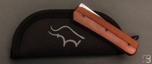   Couteau " Small Sanjo " par Guy Poggetti - Micarta et C130