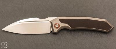     Couteau " Speartak regular Integral Inlays PROTO" de GTKnives - Thomas Gony
