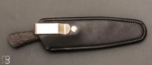   Couteau " Tissk" fixe par Bastards Knives X Christophe Verstappen