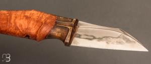  Couteau " custom  "  fixe par Roman Stoklasa - W2 et bruyère