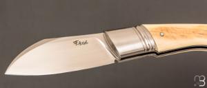   Couteau " Wallace " custom par Frédéric Augé - Mammouth et RWL-34