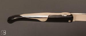  Couteau " Yatagan 12cm Courty " par J. Mongin - Corne noire 
