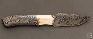    Couteau custom par Berthelemy Gabriel - La Forge Agab - Damas et Mammouth