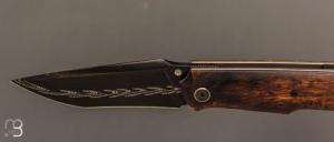    Couteau custom de Berthelemy Gabriel - La Forge Agab - Koa et Damas