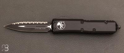 Couteau Automatique Microtech - UTX-85® D/E Tactical Full Serrated - 232-3T