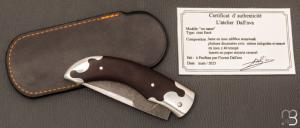   Couteau " NoName " custom de Florent Dall'ava - L'atelier Dall'ava - Micarta paper et lame en N690Co