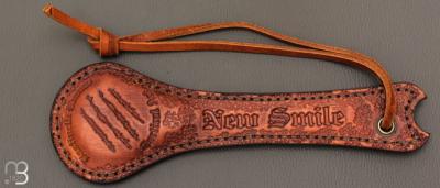 Slap Jack New Smile Large by Bastinelli - Cuir marron