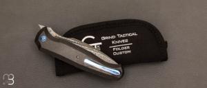 Couteau " Speartak regular " Carbone et lame en RWL34 de GTKnives - Thomas Gony