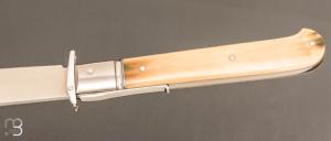  Couteau " Yssingeaux avec garde à bascule et palanquille  " par Romain Alvarez - Mammouth et RWL-34