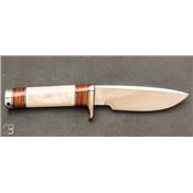 Couteau droit Randall N°25 Trapper - Bois de cerf