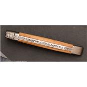 Couteau de poche Laguiole 12cm Olivier par Le Fidèle