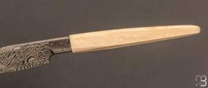  " Gentleman utility Knife " custom par Oliver Goldschmidt - Mammouth et damas