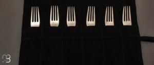 Coffret de 6 fourchettes de table Gamme Elégance satinée par Forge de Laguiole
