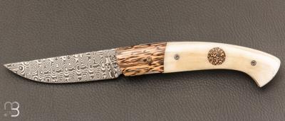  Couteau " 1515 collection Zulu " par Manu Laplace - Os et Palmier